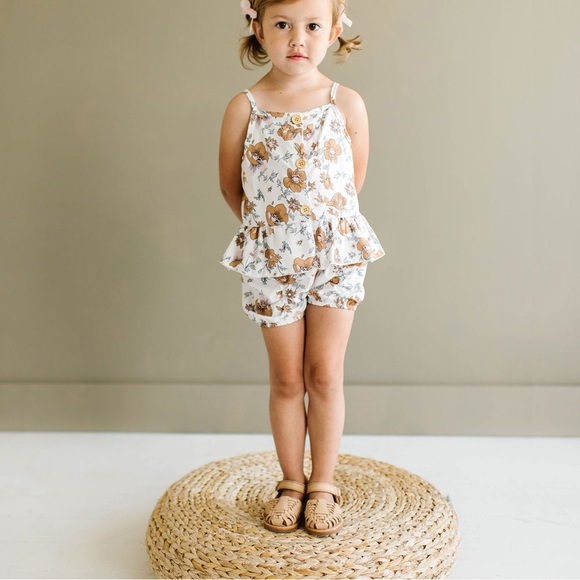 MikoleonChitos Natural Kids Leather Sandals